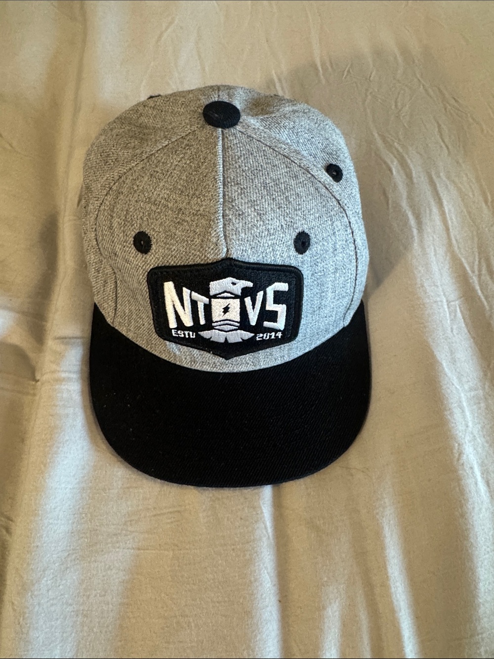 Grey and Black Kids NTVS "The Originals" toddler Snapback Hat - Structured Cap